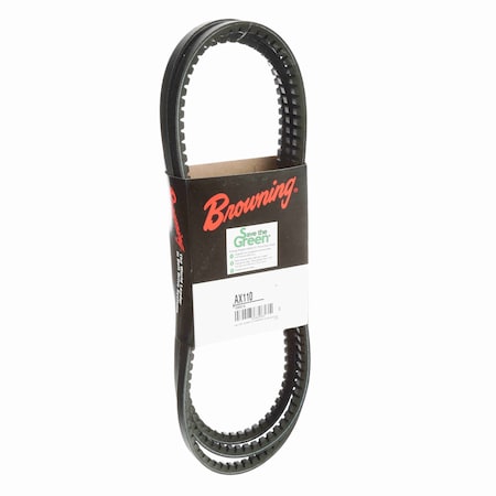 Browning EPDM Notched Belt 98% Efficient AX110